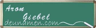 Aron Giebel Visitenkarte